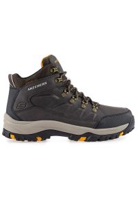 skechers - Buty Skechers Relment Daggett 204642CHOC - brązowe. Kolor: brązowy. Materiał: materiał, syntetyk, guma. Szerokość cholewki: normalna. Sezon: jesień, zima. Model: Skechers Sport