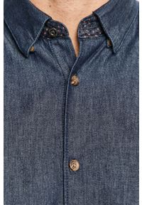 Only & Sons - Koszula jeansowa. Okazja: na co dzień. Typ kołnierza: button down. Kolor: niebieski. Materiał: jeans. Długość: długie. Wzór: gładki. Styl: casual #6