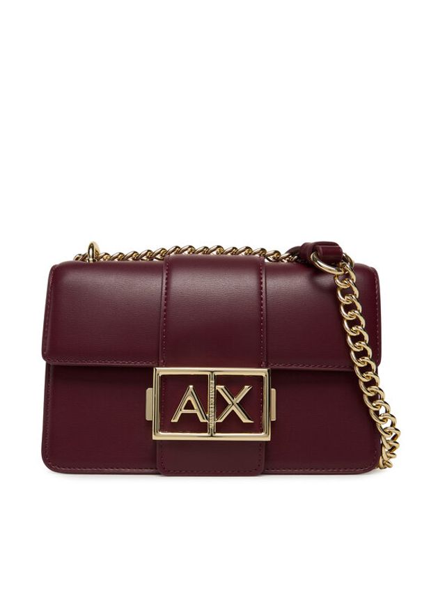 Armani Exchange Torebka XW000071 AF12039 UA343 Bordowy. Kolor: czerwony. Materiał: skórzane