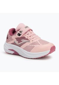 Buty do biegania dziecięce Joma Speed. Zapięcie: rzepy. Kolor: różowy. Materiał: materiał, syntetyk, tkanina. Szerokość cholewki: normalna