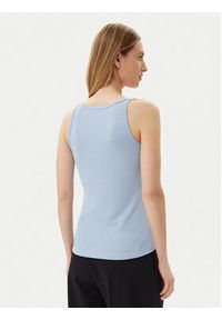 Morgan Top 251-DIDOA Błękitny Slim Fit. Kolor: niebieski. Materiał: wiskoza #5