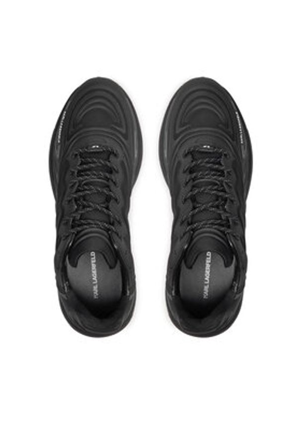 Karl Lagerfeld - KARL LAGERFELD Sneakersy KL52414F Czarny. Kolor: czarny. Materiał: materiał