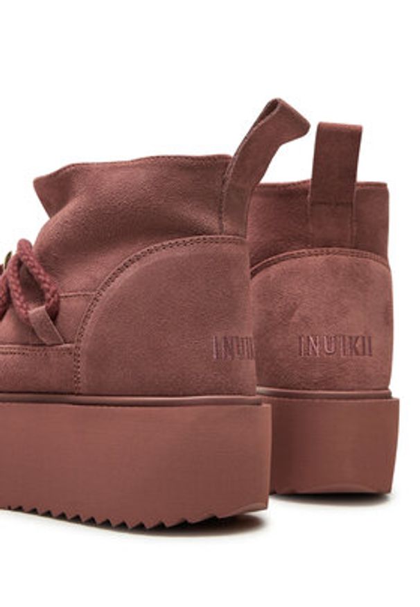 Inuikii Śniegowce Classic Low 75204-004 Różowy. Kolor: różowy. Materiał: zamsz, skóra