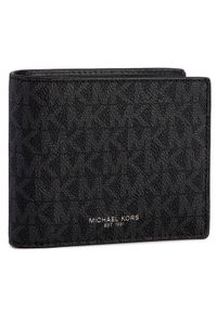 Michael Kors Duży Portfel Męski Greyson 39F9LGYF5P Czarny. Kolor: czarny. Materiał: skóra