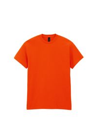 GILDAN - Ciężka Bawełniana Koszulka Unisex Dla Dorosłych. Kolor: żółty, pomarańczowy, wielokolorowy. Materiał: bawełna