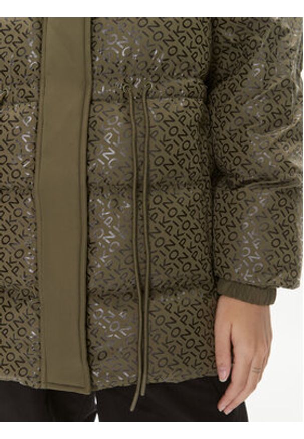 Pinko - PINKO Kurtka przejściowa Convalida 101641 A127 Khaki Regular Fit. Kolor: brązowy. Materiał: syntetyk