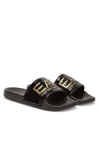 EA7 Emporio Armani Klapki 7X000108 AF15118 PC001 Czarny. Kolor: czarny. Materiał: syntetyk #2