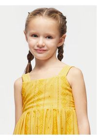 Mayoral Sukienka letnia 3950 Żółty Regular Fit. Kolor: żółty. Materiał: syntetyk. Sezon: lato #2