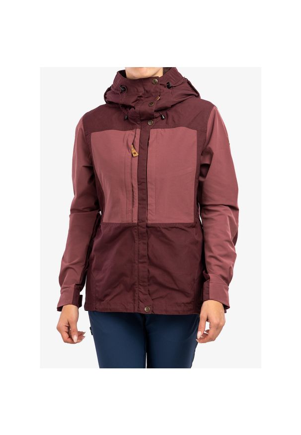 Fjällräven - Kurtka trekkingowa damska Fjallraven Keb Jacket. Kolor: różowy. Sport: turystyka piesza