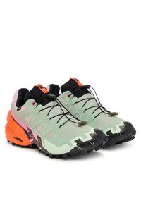 salomon - Salomon Trekkingi Speedcross 6 Gtx Icon L45486900 Zielony jasny. Kolor: zielony. Materiał: materiał #2