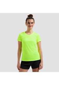 ROGELLI - Damska koszulka z krótkim rękawem Rogelli Promo. Kolor: żółty. Długość rękawa: krótki rękaw. Długość: krótkie #1