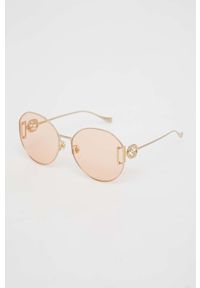 Gucci okulary przeciwsłoneczne GG1206SA damskie kolor złoty. Kształt: okrągłe. Kolor: złoty #5