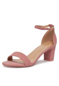 DeeZee Sandały F-DBQ-93824 Różowy. Kolor: różowy. Materiał: materiał