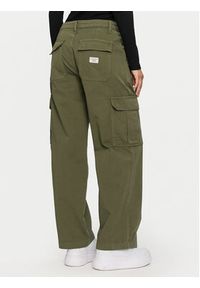 Guess Jeans Spodnie cargo W4YB61 WGCV1 Khaki Relaxed Fit. Kolor: brązowy. Materiał: bawełna #5