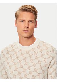 JOOP! Sweter 17 JK-13Ravon 30040088 Beżowy Modern Fit. Kolor: beżowy. Materiał: bawełna #5