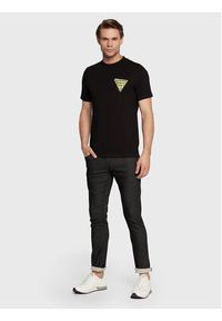 Guess T-Shirt Eskil M2BI26 J1314 Czarny Slim Fit. Kolor: czarny. Materiał: bawełna