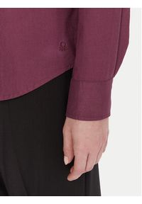 United Colors of Benetton - United Colors Of Benetton Koszula 5WPQDQ0AX Fioletowy Regular Fit. Kolor: fioletowy. Materiał: bawełna #2