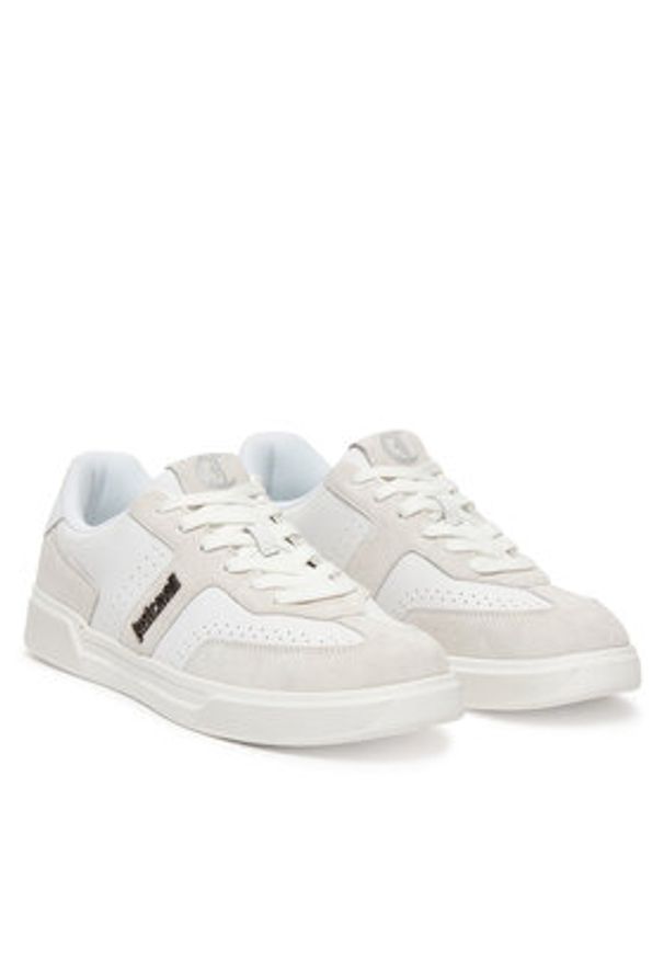 Just Cavalli Sneakersy 80QA3SB2 ZPC12 Biały. Kolor: biały. Materiał: skóra