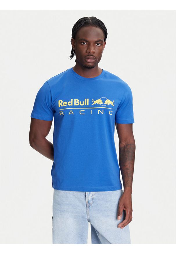 Pepe Jeans T-Shirt Red Bull Racing Logo RM500016 Niebieski Regular Fit. Kolor: niebieski. Materiał: bawełna