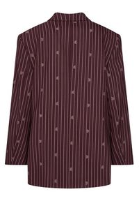 Hugo - HUGO Marynarka Antegi 50554428 Bordowy Relaxed Fit. Kolor: czerwony. Materiał: syntetyk #6