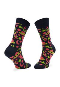 Happy-Socks - Happy Socks Skarpety wysokie unisex INS01-6500 Czarny. Kolor: czarny. Materiał: materiał #2