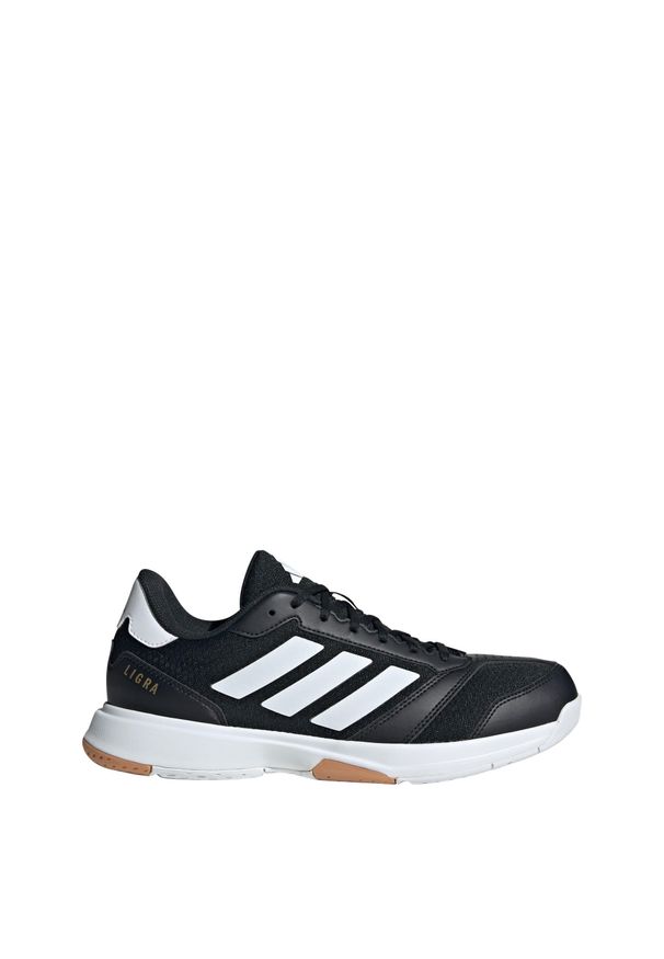 Adidas - Buty Ligra 8 IN. Kolor: biały, wielokolorowy, czarny. Materiał: materiał