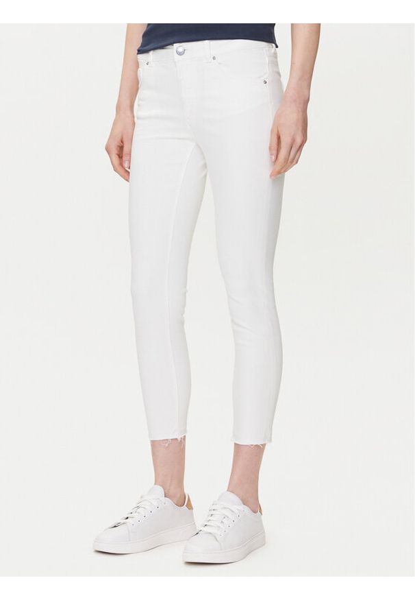 Mustang Jeansy Shelby 1016183 Biały Skinny Fit. Kolor: biały