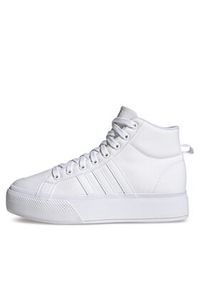 Adidas - adidas Sneakersy Bravada 2.0 Platform Mid IE2316 Biały. Kolor: biały. Materiał: materiał. Obcas: na platformie #5