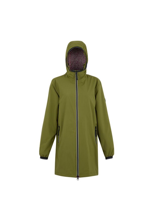 Regatta - Damska Kurtka Wodoodporna Lioka. Kolor: zielony. Sport: turystyka piesza