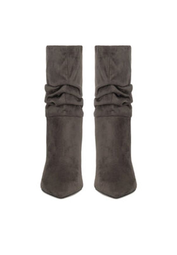 Nine West Botki WFA2786-1 Szary. Kolor: szary. Materiał: materiał