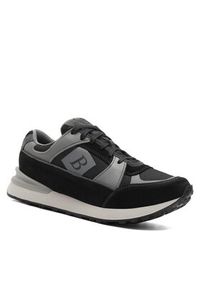 Badura Sneakersy GRAFTON-23 MB Czarny. Kolor: czarny. Materiał: zamsz, skóra #8