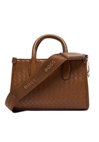 BOSS Torebka Sandy Sm 50557998 Brązowy. Kolor: brązowy. Materiał: skórzane #3