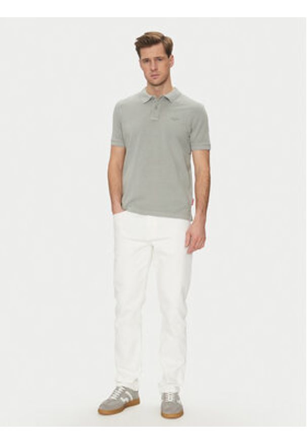 JOOP! Jeans Polo 15 JJJ-02Ambrosian 30045619 Szary Modern Fit. Typ kołnierza: polo. Kolor: szary. Materiał: bawełna