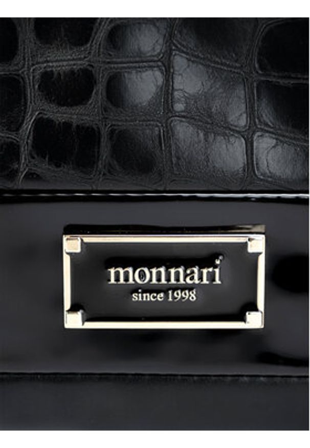 Monnari Torebka TORIMP0-24J-BAG4800-KM20D000-R00 Czarny. Kolor: czarny. Materiał: skórzane