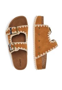 DeeZee Klapki LB-P1684 Brązowy. Kolor: brązowy. Materiał: syntetyk, materiał #2