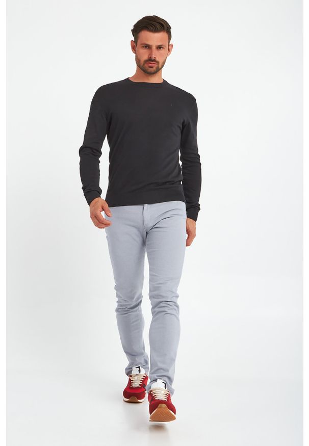 Trussardi Jeans - SWETER TRUSSARDI. Okazja: na co dzień. Wzór: haft. Styl: casual