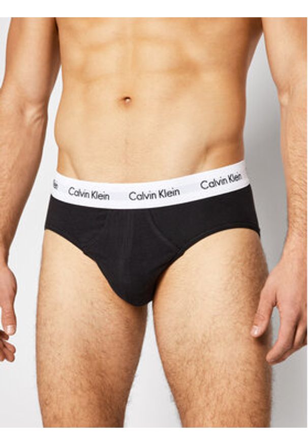 Calvin Klein Underwear Komplet slipów 0000U2661G Czarny. Kolor: czarny. Materiał: bawełna