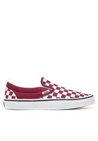 Vans Tenisówki Classic Slip-On VN000D5PZCF1 Bordowy. Zapięcie: bez zapięcia. Kolor: czerwony. Materiał: materiał