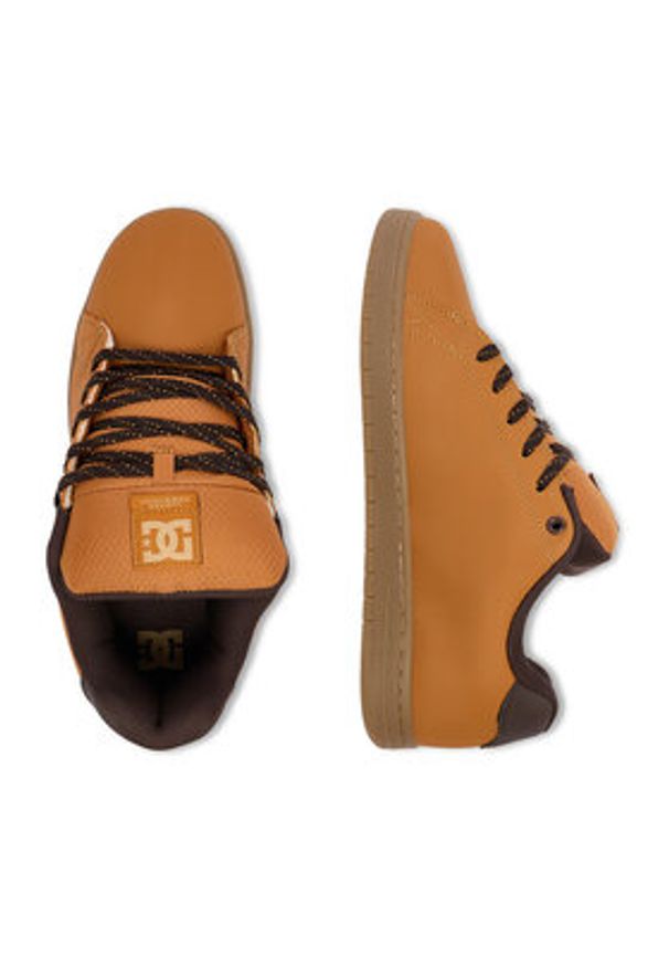 DC Shoes Sneakersy CEO-GAVELER WNT DC03268210 Brązowy. Kolor: brązowy. Materiał: nubuk, skóra