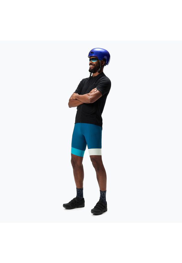 ENDURA - Spodenki rowerowe męskie Endura Loop Bibshort. Kolor: niebieski