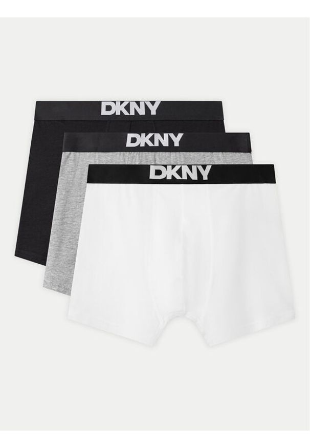 DKNY Komplet 3 par bokserek NEW YORK Kolorowy. Wzór: kolorowy