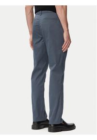 Calvin Klein Spodnie materiałowe LV140EM633 Granatowy Slim Fit. Kolor: niebieski. Materiał: bawełna #3