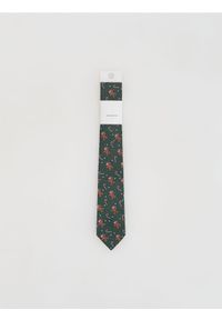 Reserved - Świąteczny krawat - ciemny turkus. Styl: wizytowy #1