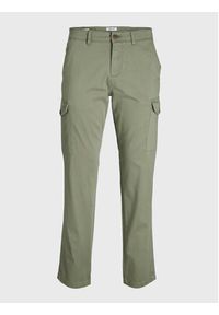 Jack & Jones Spodnie materiałowe Ollie 12224001 Zielony Regular Fit. Kolor: zielony. Materiał: bawełna #3