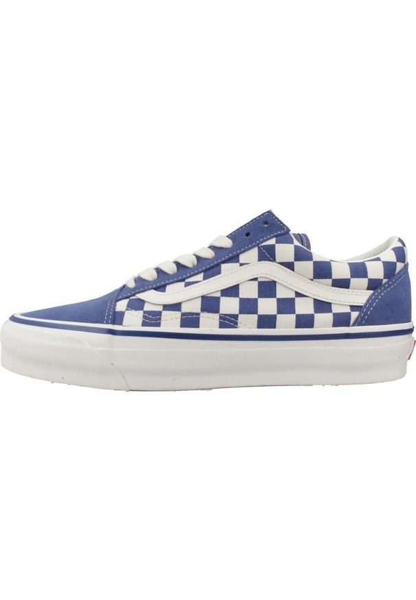 Tenisówki Vans Model Old Skool 36 Kolor Niebieski. Kolor: niebieski. Materiał: tkanina, skóra