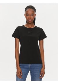 Pinko T-Shirt 100355 A1NW Czarny Regular Fit. Kolor: czarny. Materiał: bawełna #1