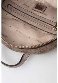Guess plecak damski kolor beżowy mały wzorzysty. Kolor: beżowy #3