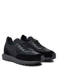 Emporio Armani Sneakersy X4X659 XR105 Czarny. Kolor: czarny. Materiał: skóra, zamsz #3