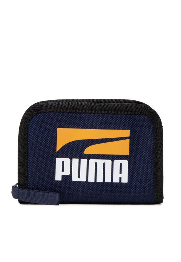 Puma Duży Portfel Męski Plus Wallet II 078867 02 Granatowy. Kolor: niebieski. Materiał: materiał