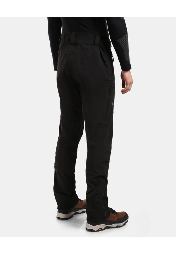 Męskie spodnie hardshell Kilpi MESTALO-M. Kolor: czarny. Materiał: nylon. Sezon: lato. Sport: turystyka piesza